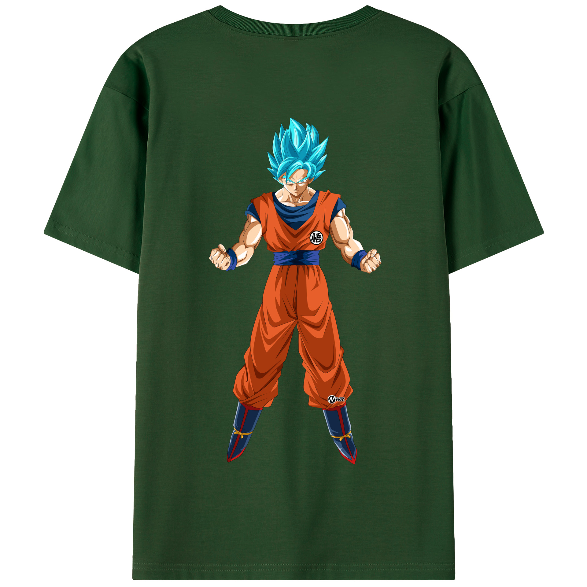 （画像用） ドラゴンボール 孫悟空（そん ごくう）Son Goku カカロット DRAGON BALL Kakarotto 綿100％半袖Tシャツ（背面プリント）